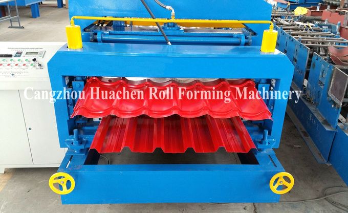 1250 millimetri hanno galvanizzato il rotolo dello strato che forma 5.5kw il potere a macchina, macchina della fabbricazione dell'acciaio delle mattonelle