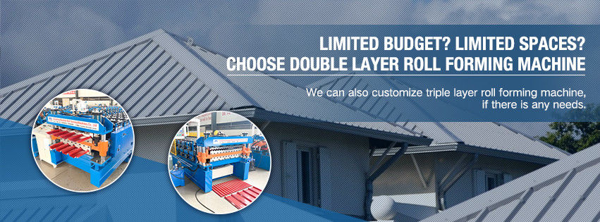 rotolo dello strato del tetto che forma macchina