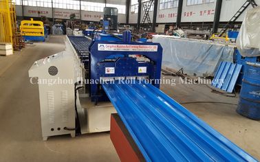 24 Roller Station Steel Roofing Profile Roll Forming Machine with Chain Drive