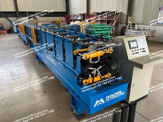 Macchina per la formazione di rotoli rotondi per tubi di acqua piovana / tubi d'acqua