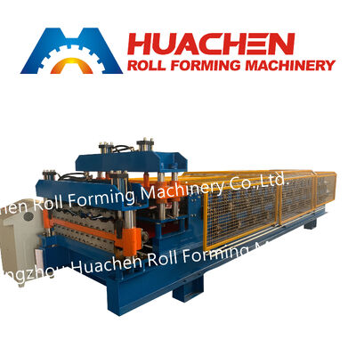 Macchine per la formazione di rotoli di fogli di tetto trapezoidali a doppio strato per tetti metallici