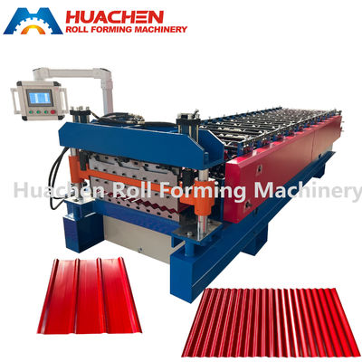 Qualità  Double Layer Roof Sheet Roll Forming Machine Fabbrica