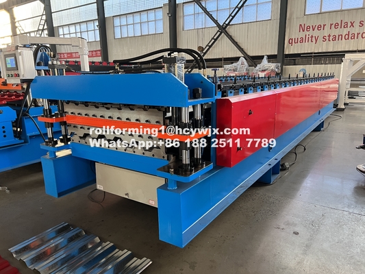 TR18/137 Macchina di formazione a rotoli a doppio strato ad alte prestazioni per la produzione di tetti metallici