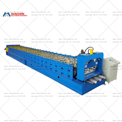 Precise Good Quality Decking Steel Sheet Floor Deck Roll Forming Making Machine Automatizzato