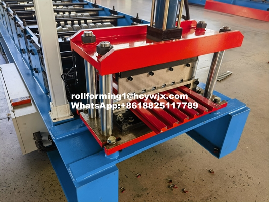 Rotolo trapezoidale dello strato del tetto del metallo che forma il rotolo a macchina del pannello del tetto che forma macchina
