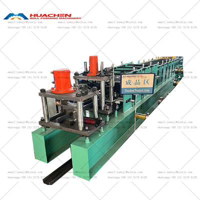 Controllo PLC C Purlin Roll Forming Machine con 14-18 stazioni a rulli