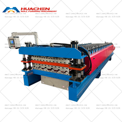 Cina Metallo ondulato Ibr Zinc Roofing Sheet doppio strato Roll Forming Machine Precisione