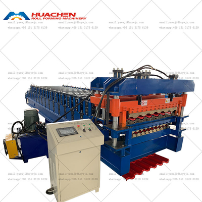 Pro Double Deck Roll Forming Machine Fabbricazione di fogli trapezoidali vetrati