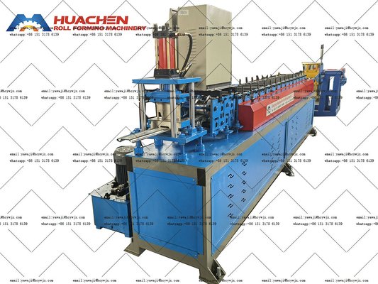Motore a catena full automatica chiusura cornice rotante macchina per 380V 50Hz 3Fases Steel Frame Purlin