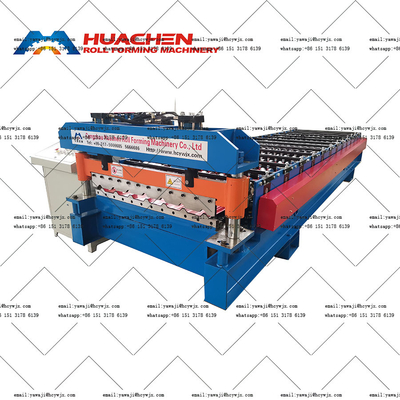 15 m/min Velocità Grandi Roof Roll Forming Machine per materiali larghezza 1200 mm