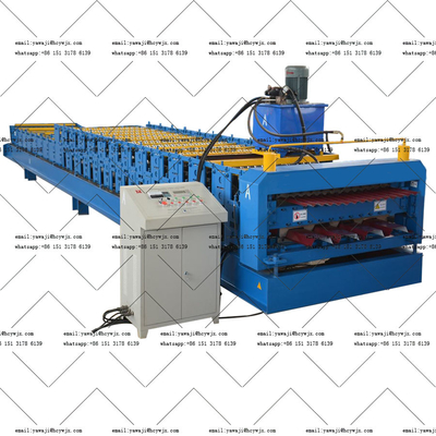 Macchina di formazione a catena a doppio ponte per la larghezza del materiale di 1250 mm in tempi brevi di consegna