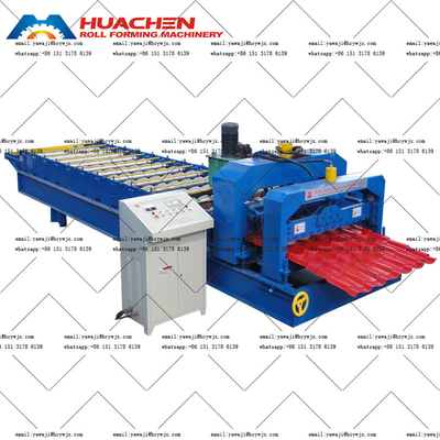 Macchina per la formazione di rotoli di piastrelle di alluminio per 380v 50Hz a 3 fasi