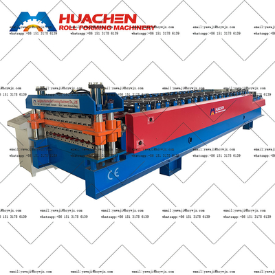 1250mm Larghezza del materiale Macchina per la formazione di rotoli a doppio ponte con materiale di taglio CR12 avanzato