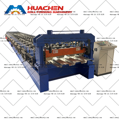 Macchina per la formazione di rotoli di pavimenti in acciaio completamente automatica con 380v 50Hz 3 fasi di tensione