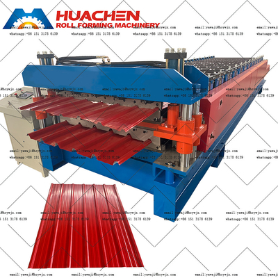 1250mm copertura doppia strato macchina per la formazione di rotoli 380v