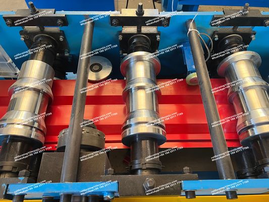 20 Sistema di controllo della stazione a rulli PLC Controllo Cold Steel Roll Forming Machine For Wall