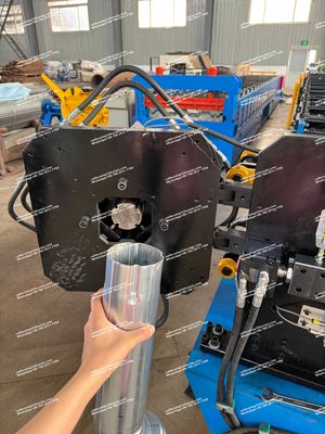 100 mm rotonda tubo a scarico rotolo di formazione macchina di taglio idraulico tipo