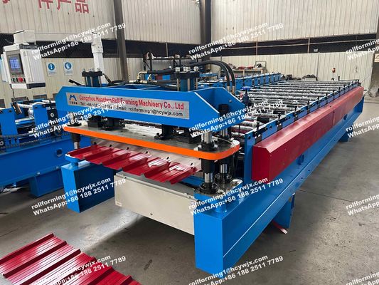1250 mm Macchine per la formazione di rotoli di lamiere di metallo galvanizzato 5.5 kW Potenza