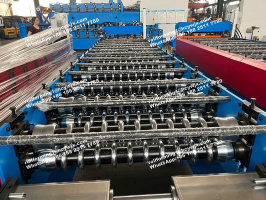 Il silo d'acciaio PPGI ha ondulato il rotolo che forma la macchina per lo strato del tetto di 0.7mm
