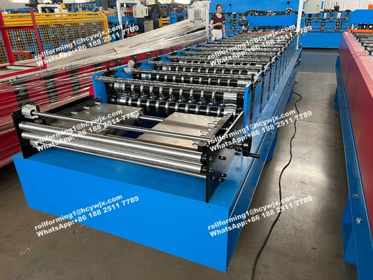 Il silo d'acciaio PPGI ha ondulato il rotolo che forma la macchina per lo strato del tetto di 0.7mm