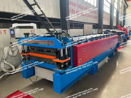 20M/Min Pannello per Tetto in Metallo a Doppio Strato Laminatoio di Tipo Automatico