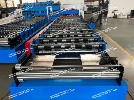 Macchina per la formatura di tegole per tetti/Macchina per la produzione di tegole smaltate/Profilatrice per lamiere