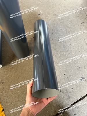 Macchina per la formazione di rotoli rotondi per tubi di acqua piovana / tubi d'acqua