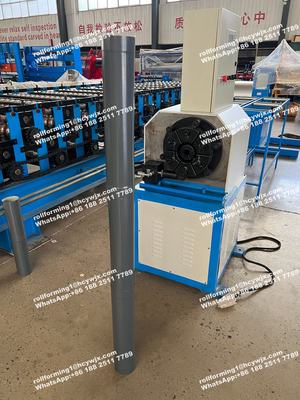 Macchina per la formatura a rulli di tubi di scarico in acciaio per acqua piovana 333