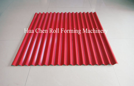 Profilatrice a doppia strato con controllo PLC per spessori acciaio 0,3-0,6 mm e larghezza 1250 mm