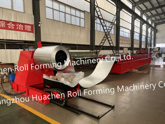 Macchine per la trasformazione di bobine di acciaio metallico; macchine per la trasformazione di fogli di pavimento con pannelli di tetto trapezoidali