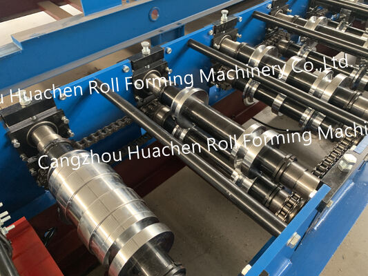 A tile-making machine / roof panel forming machine that uses metal coil rolling process