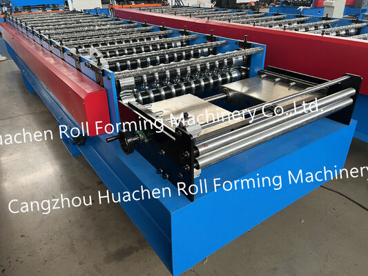 Macchina per la produzione di piastrelle per coperture in lamiera metallica Macchina per la formatura di rotoli di piastrelle per tetti ondulati e trapezoidali