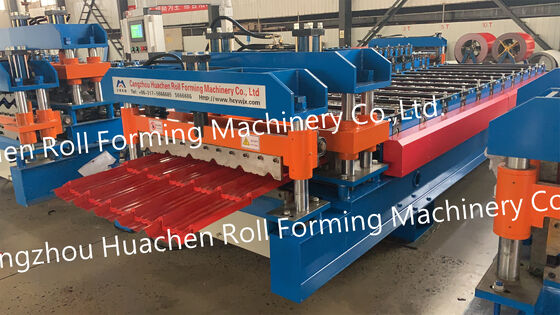 Fabbricante professionale di macchine per laminare a profilo a doppio strato e di macchine per profilare a doppio strato lamiere di tetto metalliche/piastrelle di vetro