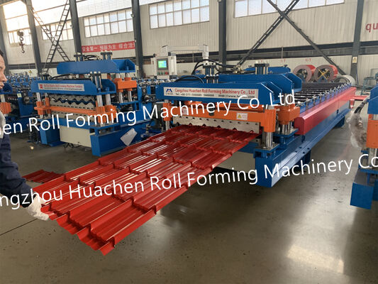 Fabbricante professionale di macchine per laminare a profilo a doppio strato e di macchine per profilare a doppio strato lamiere di tetto metalliche/piastrelle di vetro