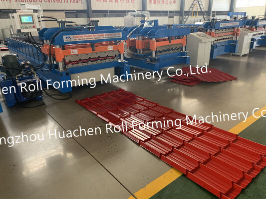 Fabbricante professionale di macchine per laminare a profilo a doppio strato e di macchine per profilare a doppio strato lamiere di tetto metalliche/piastrelle di vetro