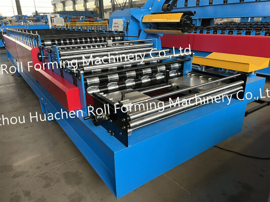 Macchina per la fabbricazione di pannelli di copertura in lamiera di acciaio di alta qualità / Macchina per la formazione di piastrelle vetrate a doppio strato