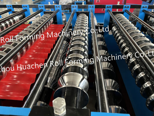 Macchina per la fabbricazione di pannelli di copertura in lamiera di acciaio di alta qualità / Macchina per la formazione di piastrelle vetrate a doppio strato