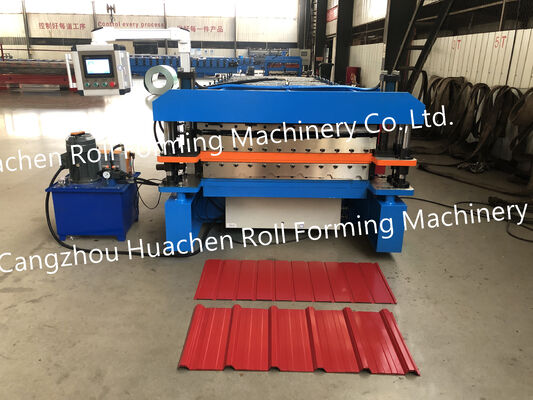 Macchina per la formatura di rulli ondulati per tetti Macchinari per la formatura di rulli ondulati utilizzati per l'uso in lastre di copertura e pavimenti in piastrelle