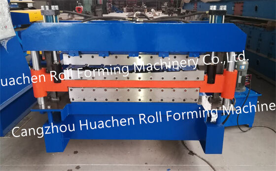 Tegole in acciaio colorato lucido / Produzione di pannelli per tetto - Macchina per la formatura di laminati a doppio strato laminati a freddo