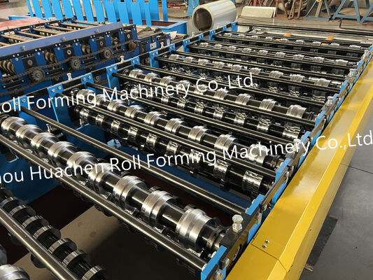 Macchina per la formazione di rotoli a doppio strato per tetti Ibr & Step Tile Sheet Making Machine