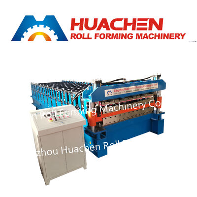 Trapezoidale ondulato smaltato per piastrelle Pressa per tetto Rotolo di lamiera per tetto Ex macchina per la produzione di macchinari per la produzione di prezzi Produttore