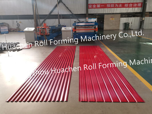 Trapezoidale ondulato smaltato per piastrelle Pressa per tetto Rotolo di lamiera per tetto Ex macchina per la produzione di macchinari per la produzione di prezzi Produttore