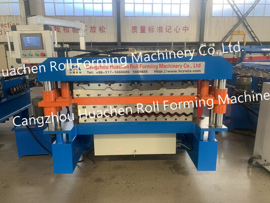 Pressa per piastrelle smaltate, macchina per la produzione di fogli ondulati, tecnologia di formatura a rullo