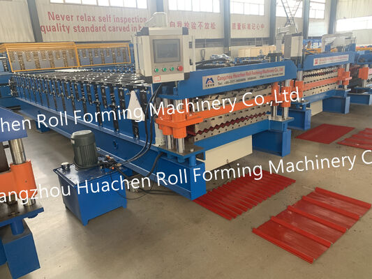 Outlet Doppio strato Roof Tile Roll Forming Machine dalla Cina
