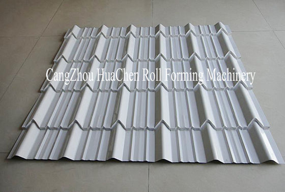 70 mm di diametro dell'albero Doppio strato macchina per la formazione di rotoli con 11 righe di rulli e controllo PLC