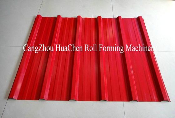 La costruzione ad alta velocità di doppio strato ha usato il rotolo del tetto del metallo che forma la macchina