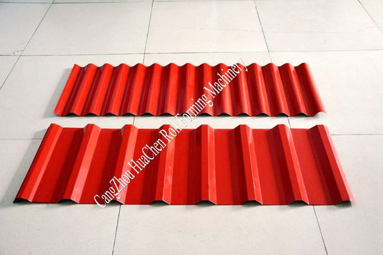 Colori il rotolo di doppio strato del piatto d'acciaio che forma la larghezza della macchina 1250mm