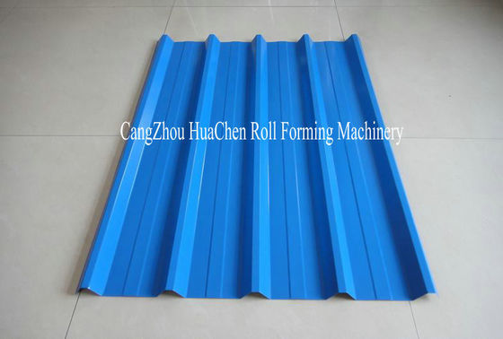 Rotolo di doppio strato del tetto del metallo di dimensione di Popuar che forma macchina con la copertura sicura