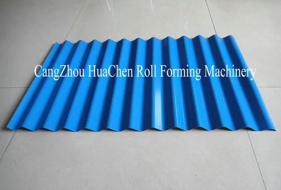 Rotolo di doppio strato del tetto del metallo di dimensione di Popuar che forma macchina con la copertura sicura