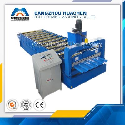 Rotolo ondulato dello strato del tetto del metallo che forma macchina 4.5T completamente automatica